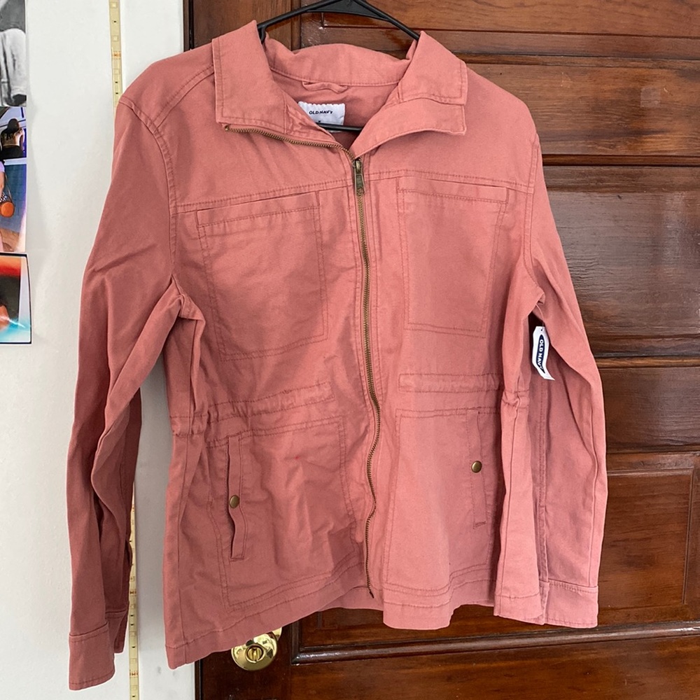 Old Navy Pink/Orange Zip Up Jacket